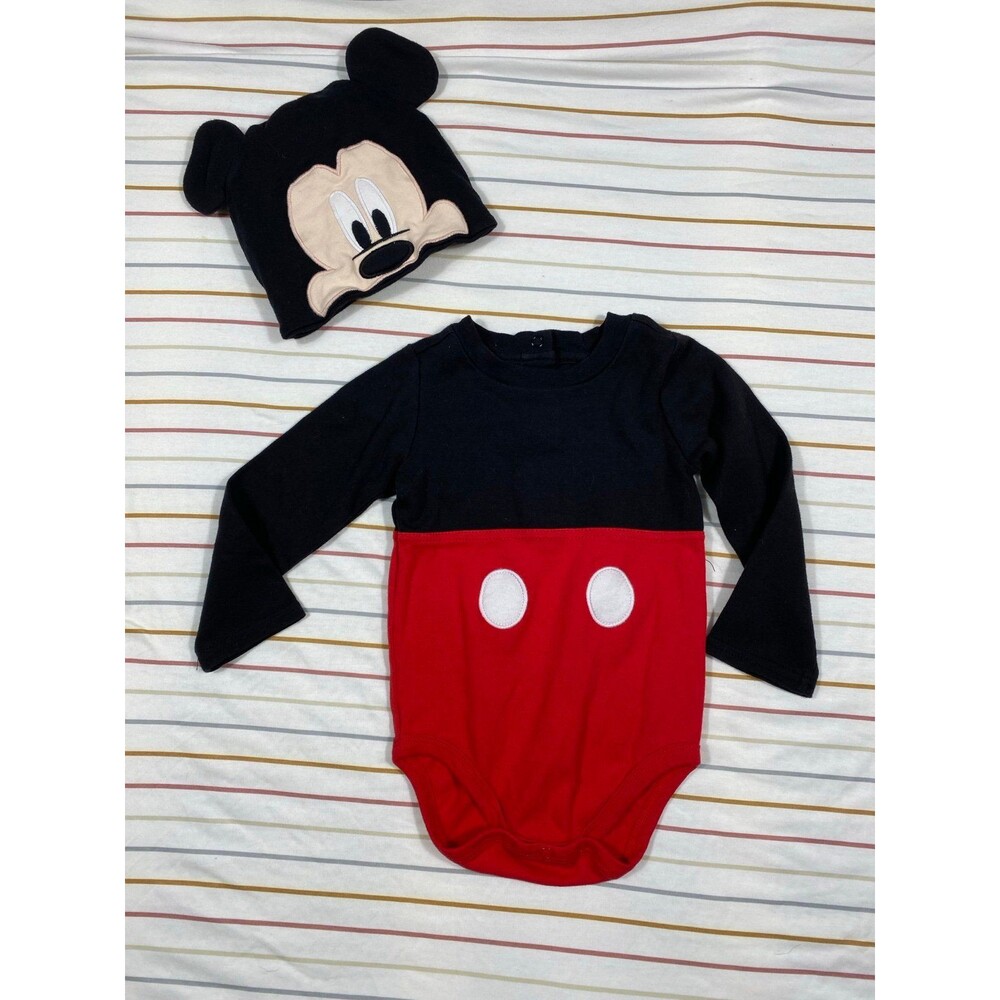 Disney Baby Mickey Mouse Costume Bodysuit & Hat Set (18–24 Months)